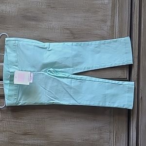 Janie & Jack Mint Pants Adjustable Waist 2T
